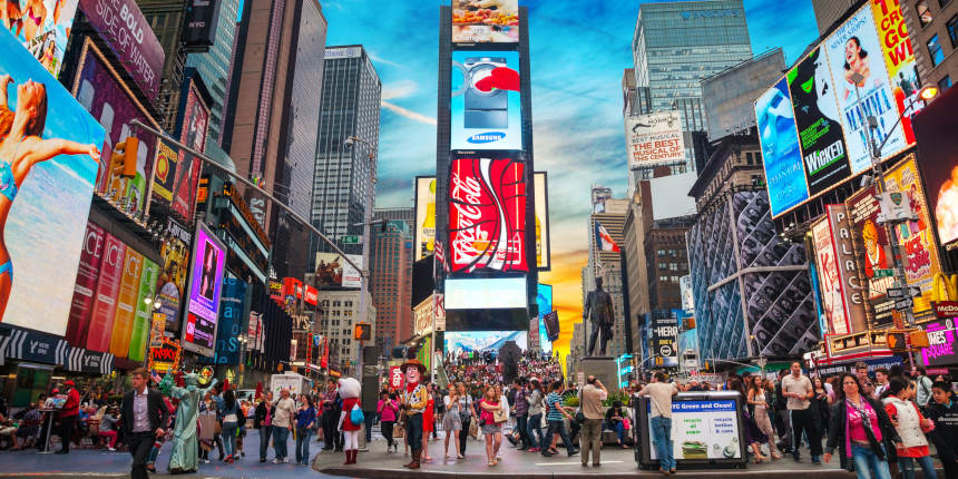 Times Square en Nueva York.