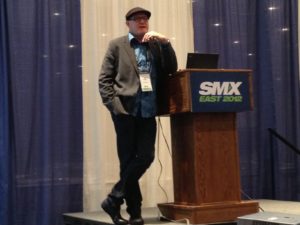 DAC's President of Digital Ken Dobell Speaks to Attendees at SMX East 2012.