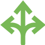 Growth icon from DAC Group logo