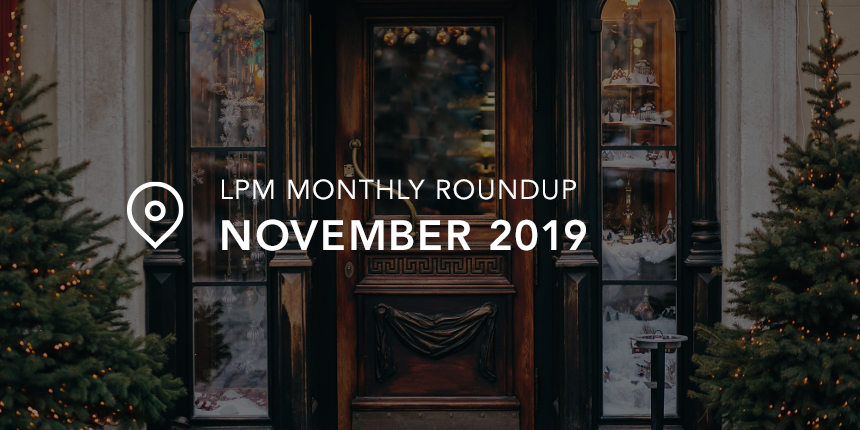 November 2019 LPM roundup