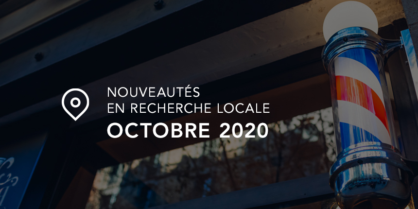 Octobre 2020 Tour d’horizon de la recherche locale