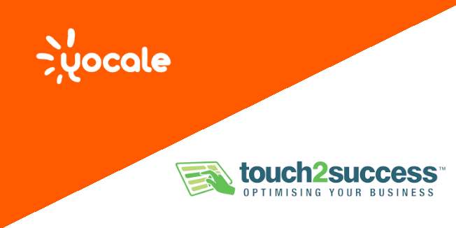 Logos for Yocale and Touch 2 Success