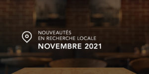 Novembre 2021 Tour d’horizon de la recherche locale
