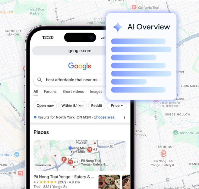 AI Overviews vs. the Maps Pack: An Analysis of How Query Intent Variation Affects Google SERP Features