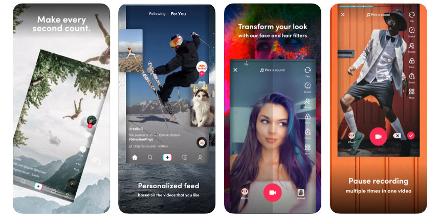 TikTok app features