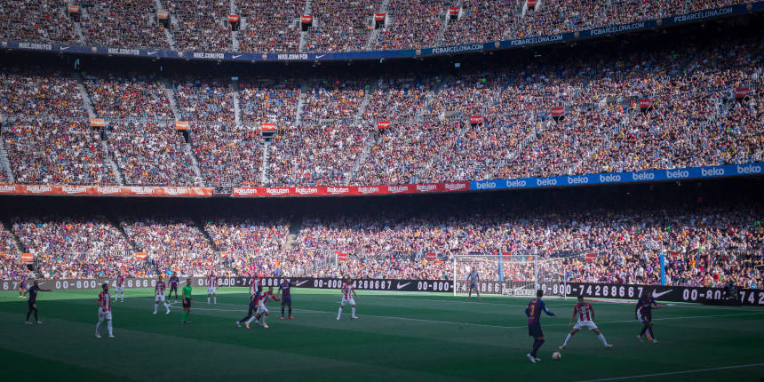 FC Barcelona's Camp Nou during a match
