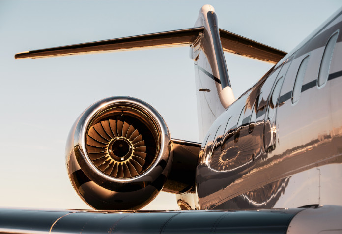 Réacteur d'avion Netjets