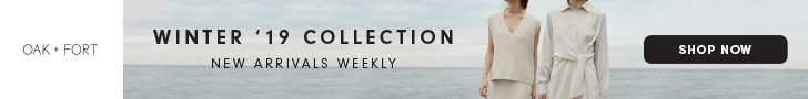 OAK + FORT banner ad