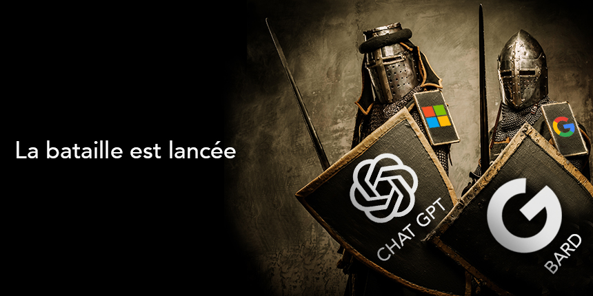 Medieval knights on grey background