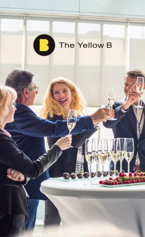 The Yellow B logo