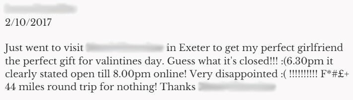 bad review